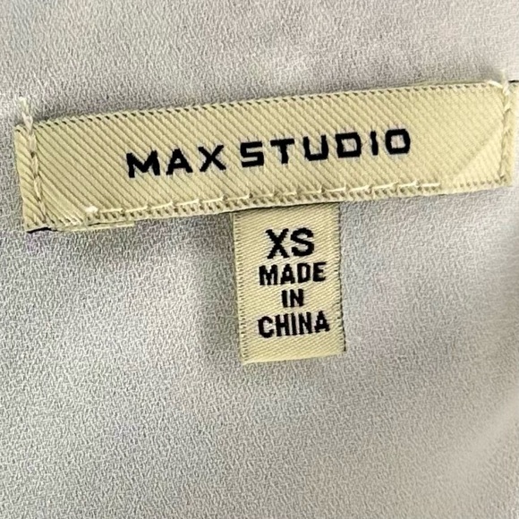 NWT Max Studio Sleeveless Boho Pleat Dress Size XS - Picture 7 of 11